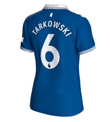 Everton James Tarkowski #6 Primera Equipación Mujer 2023-24 Manga Corta